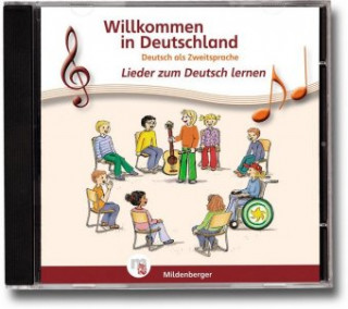 Hanganyagok Willkommen in Deutschland - Lieder zum Deutschlernen, CD Hartmut Quiring