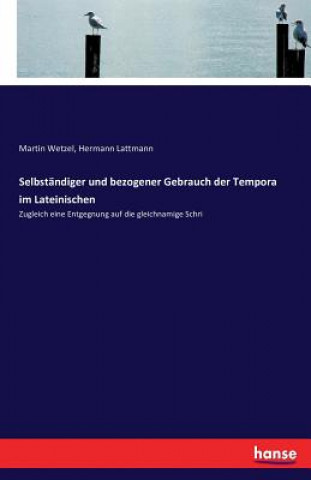 Könyv Selbstandiger und bezogener Gebrauch der Tempora im Lateinischen Martin Wetzel