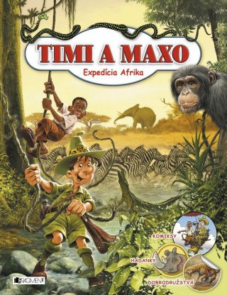 Libro TIMI A MAXO Expedícia Afrika Tibor Szendrei