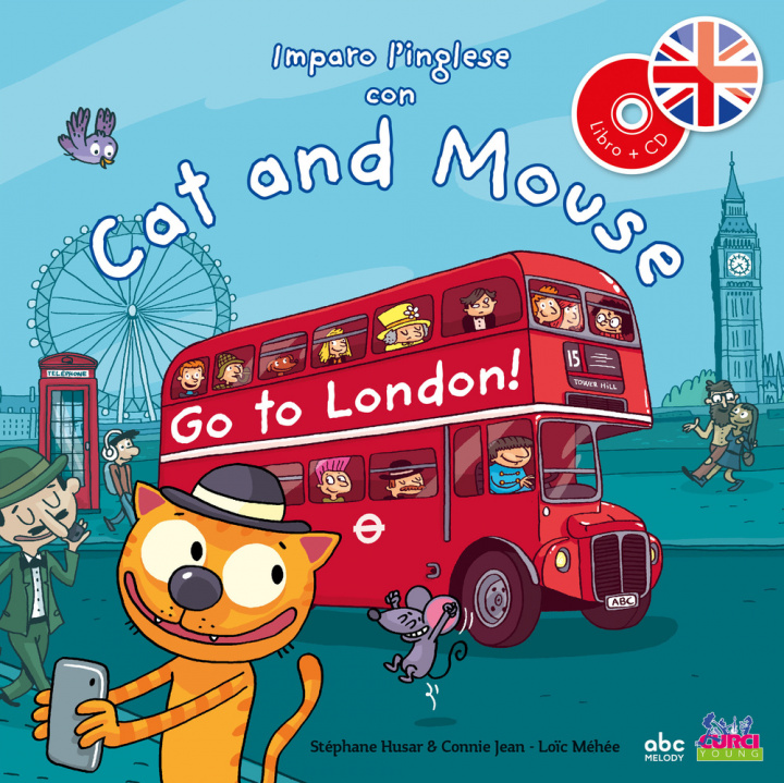 Kniha Imparo l'inglese con cat and mouse. Go to London! Con CD Audio 