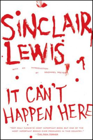 Kniha IT CANT HAPPEN HERE Sinclair Lewis