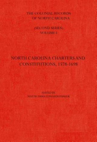 Książka Colonial Records of North Carolina, Volume 1 Mattie Erma Edwards Parker