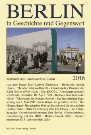 Kniha Berlin in Geschichte und Gegenwart Werner Breunig