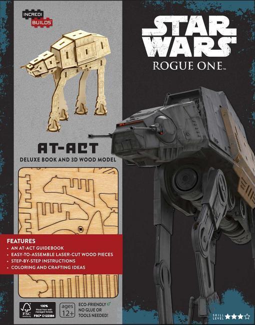 Livro Incredibuilds: Star Wars: Rogue One: AT-ACT Deluxe Book and Model Set Kogge Michael