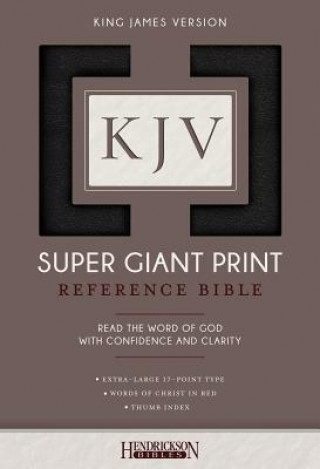 Kniha KJV Super Giant Print Bible Hendrickson Bibles