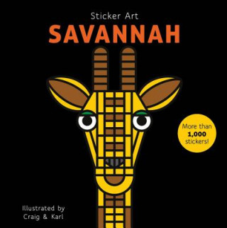 Livre Sticker Art Savanna Natural History Museum