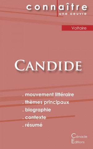 Carte Fiche de lecture Candide de Voltaire (Analyse litteraire de reference et resume complet) Voltaire
