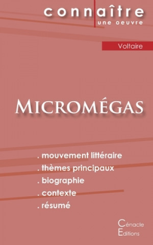 Kniha Fiche de lecture Micromegas de Voltaire (Analyse litteraire de reference et resume complet) Voltaire