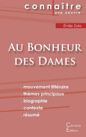Kniha Fiche de lecture Au Bonheur des Dames de Emile Zola (Analyse litteraire de reference et resume complet) Emile Zola