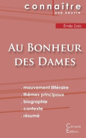 Livre Fiche de lecture Au Bonheur des Dames de Emile Zola (Analyse litteraire de reference et resume complet) Emile Zola