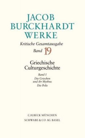 Livre Griechische Culturgeschichte. Bd.1 Leonhard Burckhardt