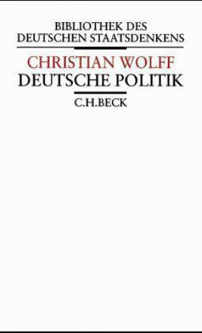 Kniha Deutsche Politik Christian Wolff