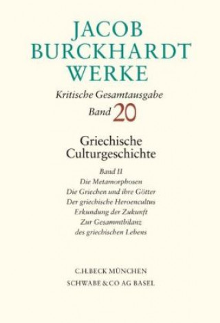 Carte Griechische Culturgeschichte. Bd.2 Jacob Chr. Burckhardt