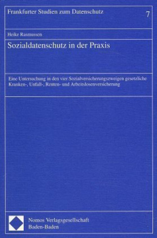 Książka Sozialdatenschutz in der Praxis Heike Rasmussen