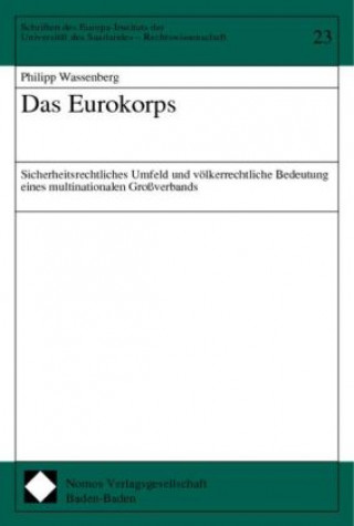 Buch Das Eurokorps Philipp Wassenberg