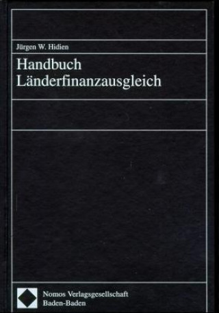 Książka Handbuch Länderfinanzausgleich Jürgen W. Hidien