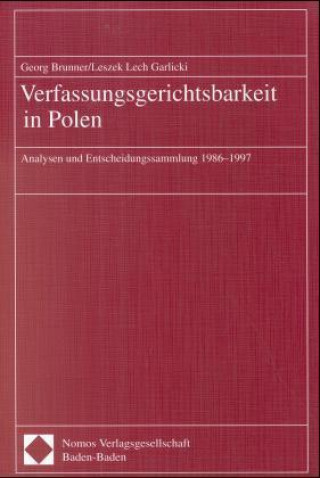 Kniha Verfassungsgerichtsbarkeit in Polen Georg Brunner