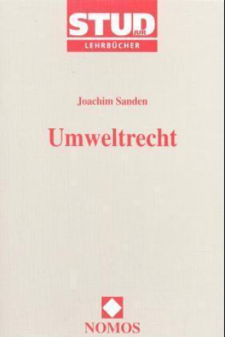 Libro Umweltrecht Joachim Sanden