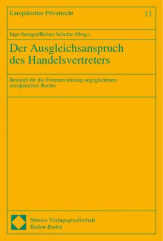 Kniha Der Ausgleichsanspruch des Handelsvertreters Ingo Saenger