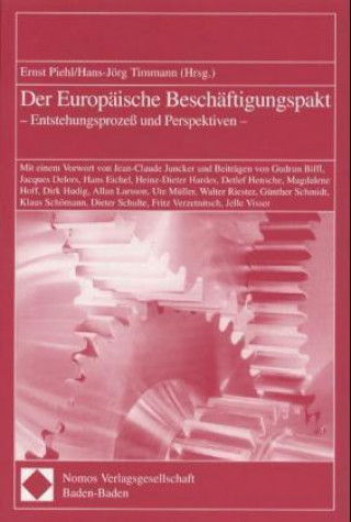 Kniha Der Europäische Beschäftigungspakt Ernst Piehl