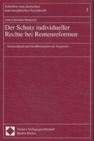 Könyv Der Schutz individueller Rechte bei Rentenreformen Ann-Christine Hamisch