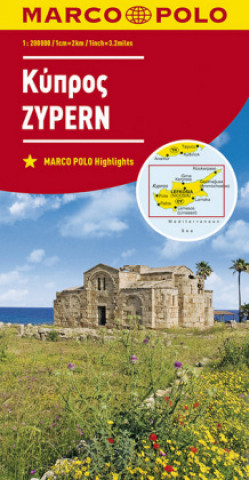 Nyomtatványok MARCO POLO Karte Zypern 1:200 000 