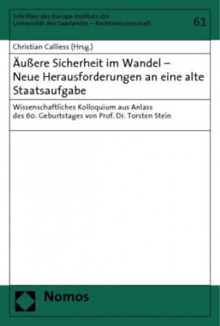 Carte Äußere Sicherheit im Wandel - Neue Herausforderungen an eine alte Staatsaufgabe Christian Calliess