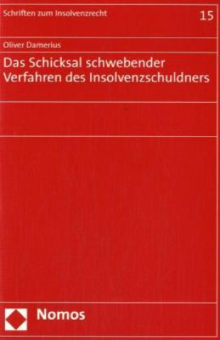 Kniha Das Schicksal schwebender Verfahren des Insolvenzschuldners Oliver Damerius