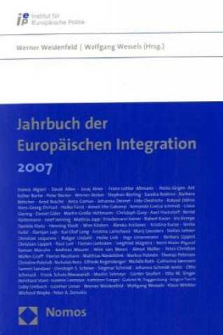 Книга Jahrbuch der Europäischen Integration 2007 Werner Weidenfeld