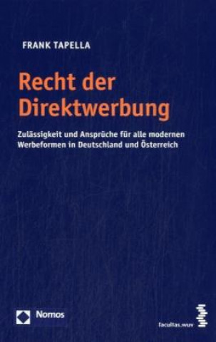 Kniha Recht der Direktwerbung Frank Tapella