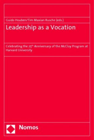 Książka Leadership as a Vocation Guido Houben
