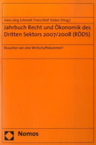 Buch Jahrbuch Recht und Ökonomik des Dritten Sektors 2007/2008 (RÖDS) Hans-Jörg Schmidt-Trenz