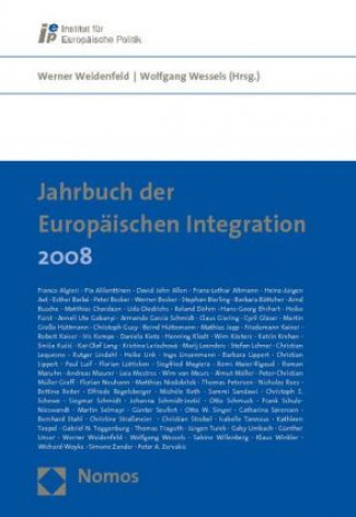 Knjiga Jahrbuch der Europäischen Integration 2008 Werner Weidenfeld