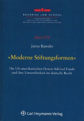 Carte 'Moderne Stiftungsformen' Janne Barrelet