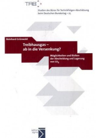 Carte Treibhausgas - ab in die Versenkung? Reinhard Grünwald