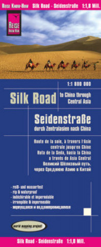 Tiskovina Reise Know-How Landkarte Seidenstraße (1:2.000.000): Durch Zentralasien nach China Reise Know-How Verlag Peter Rump