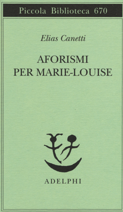 Kniha Aforismi per Marie-Louise Elias Canetti