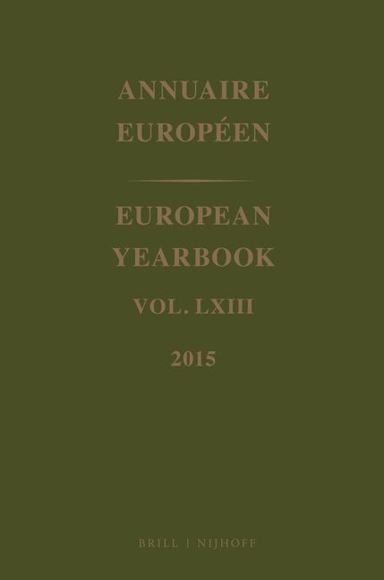 Carte FRE-EUROPEAN YEARBK / ANNUAIRE Council of Europe