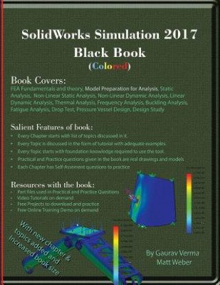 Libro SolidWorks Simulation 2017 Black Book (Colored) Gaurav Verma