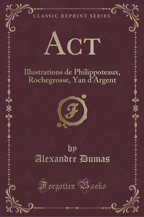 Carte Acte Alexandre Dumas