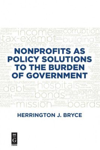 Kniha Nonprofits as Policy Solutions to the Burden of Government Herrington J. Bryce