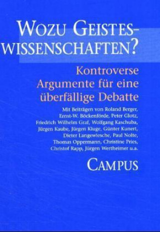 Książka Wozu Geisteswissenschaften? Florian Keisinger