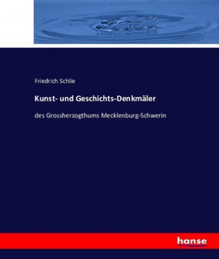 Kniha Kunst- und Geschichts-Denkmäler Friedrich Schlie