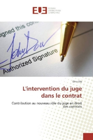 Kniha L'intervention du juge dans le contrat Dina Dia