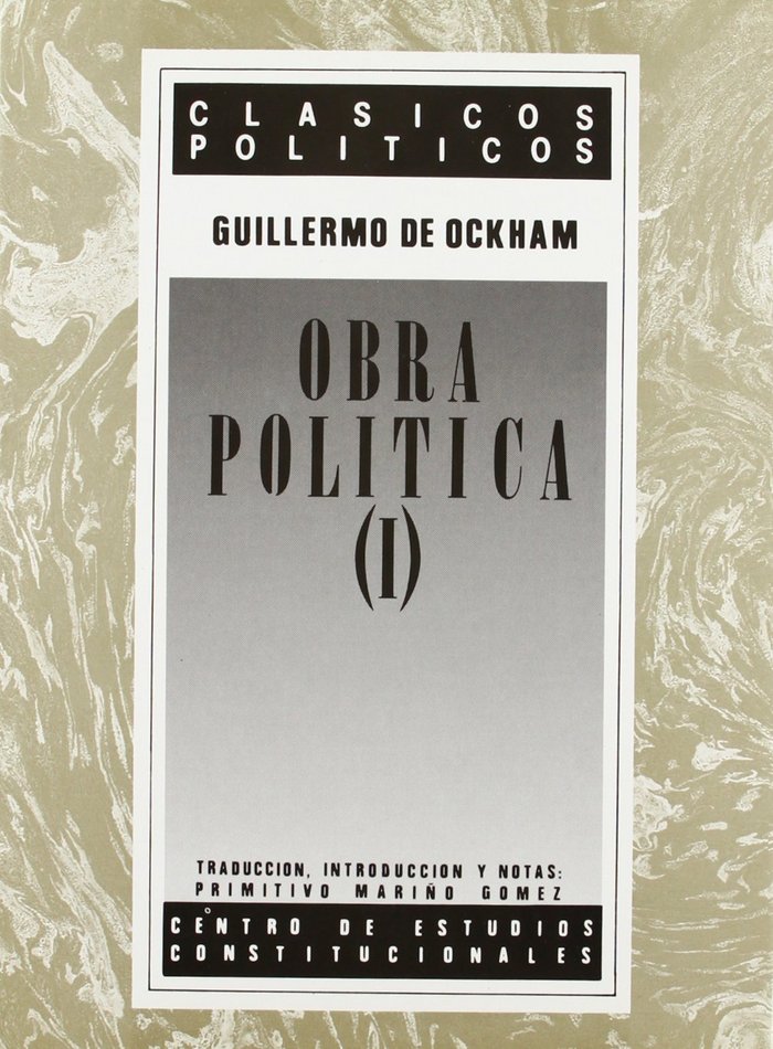 Libro Obra politica I. 