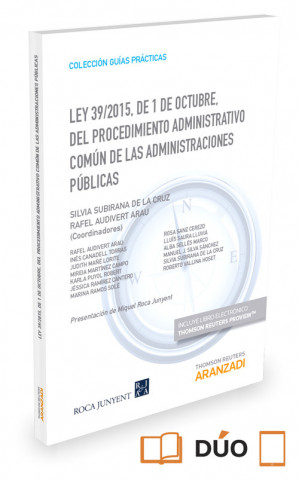 Könyv PROCEDIMIENTO ADMINISTRATIVO COMUN ADMINISTRACIONES PUBLICA SILVIA SUBIRANA DE LA CRUZ