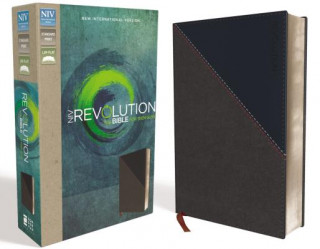 Knjiga NIV, Revolution Bible, Imitation Leather, Gray/Navy: The Bible for Teen Guys Livingstone Corporation