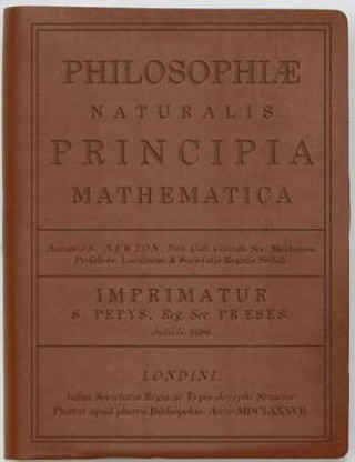 Knjiga Principia Mathematica by Newton: Brown Lined Journal Discovery Books LLC
