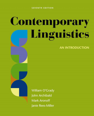 Kniha CONTEMPORARY LINGUISTICS William O'Grady