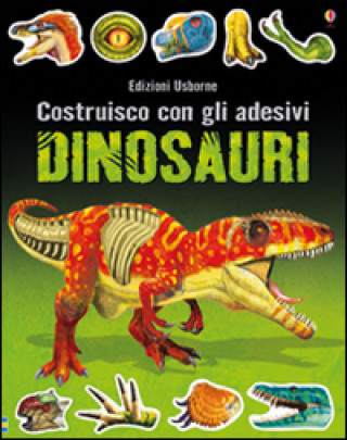 Kniha Dinosauri. Costruisco con gli adesivi Franco Tempesta